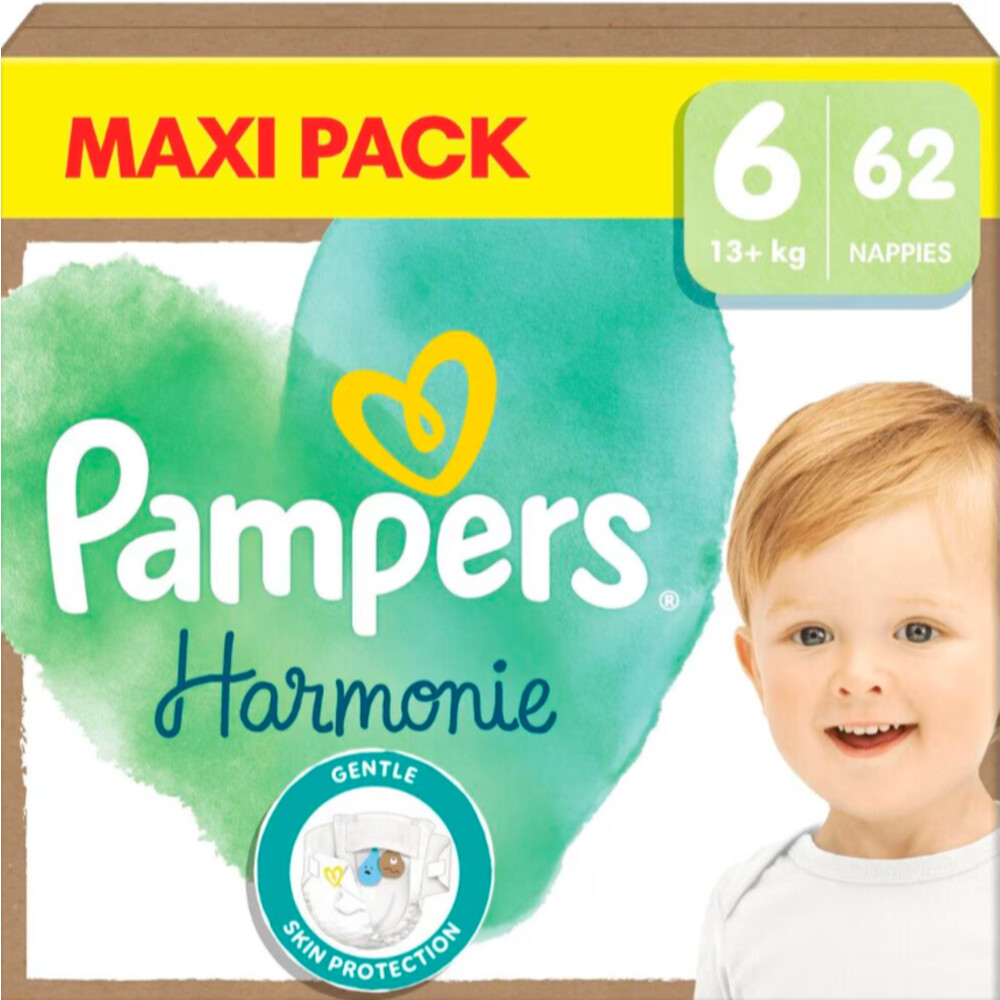 Pampers Harmonie Luiers Maat 6 (13+ kg) 62 stuks