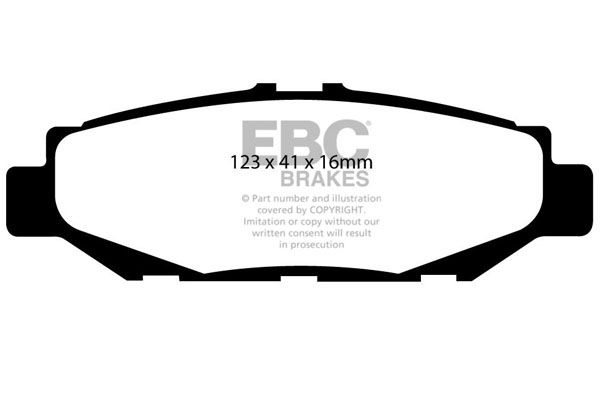 Lexus Remblokkenset EBC Ultimax2 DP848