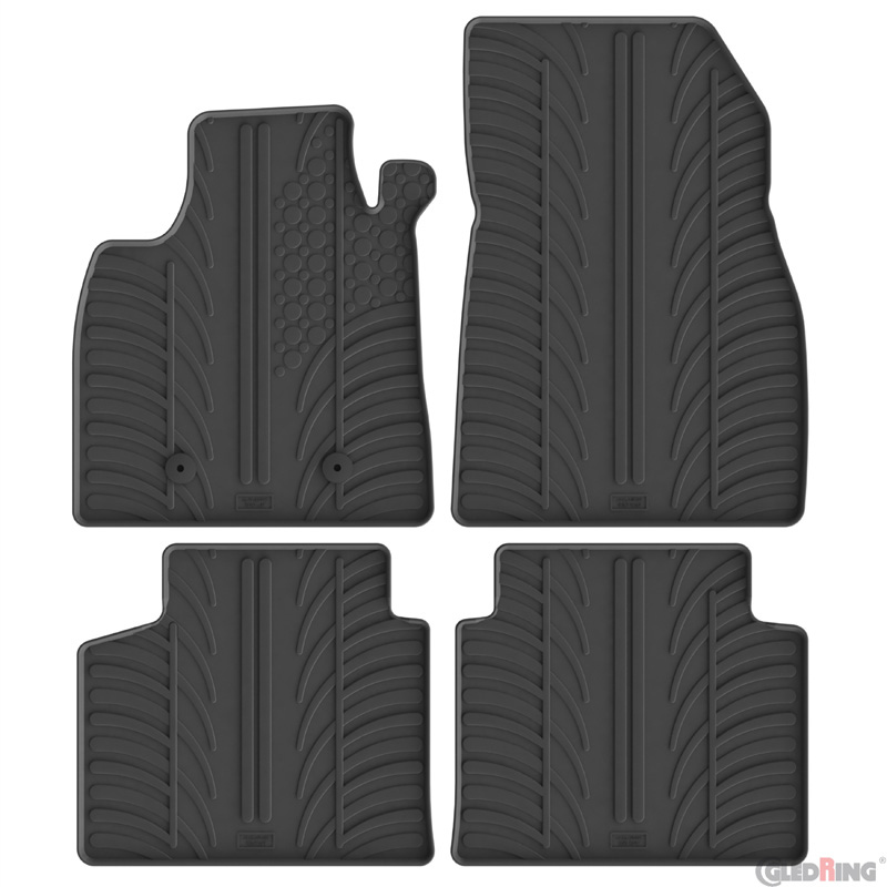 Dacia Gledring Rubbermatten passend voor  Bigster Full Hybrid 155 2024- (T profiel 4-delig + montagec