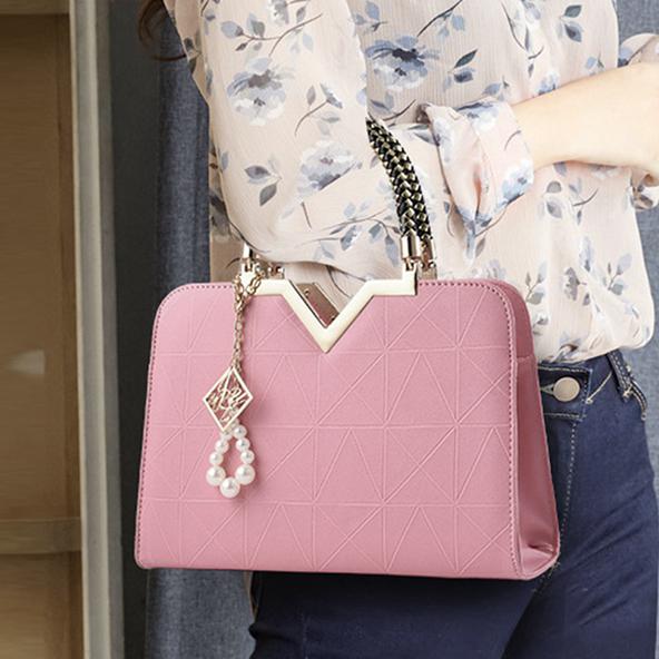 BeguilingFS Modekleding Zomer Damestas Rits Dames Handtassen Flap Leren Dames Schouder Crossbody Tassen Telefoontas One size roze