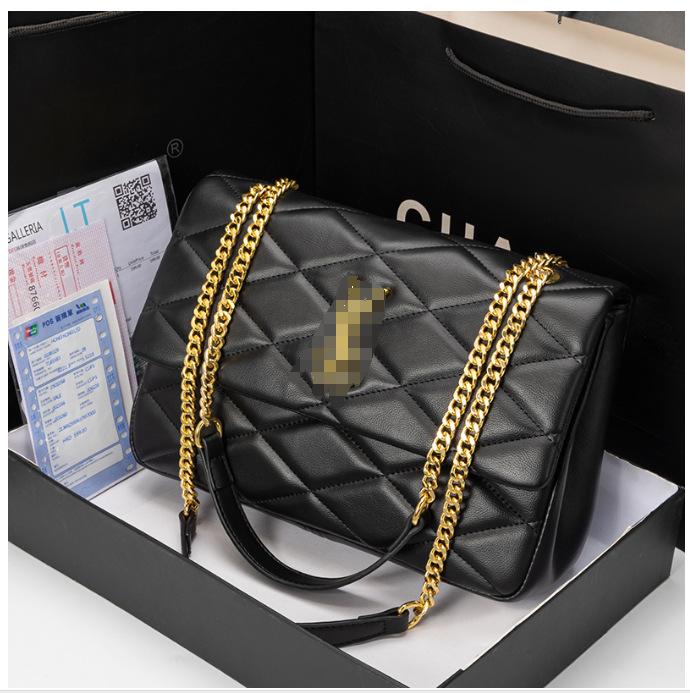 CrossCart Dames Schoudertas met Grote Capaciteit en Borduurwerk: 2024 Herfst/Winter Modetrend Messenger Bag