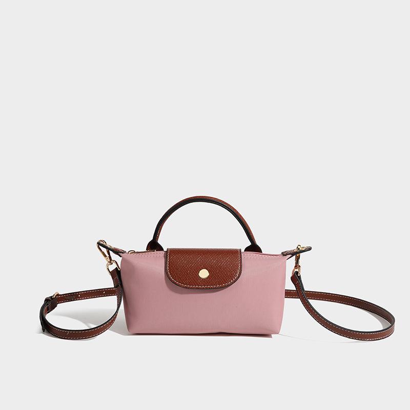 The BAY Official Mori Style Dumpling Bag 2025: New Versatile Crossbody Shoulder Handbag by CHARHP&KEJNT. roze