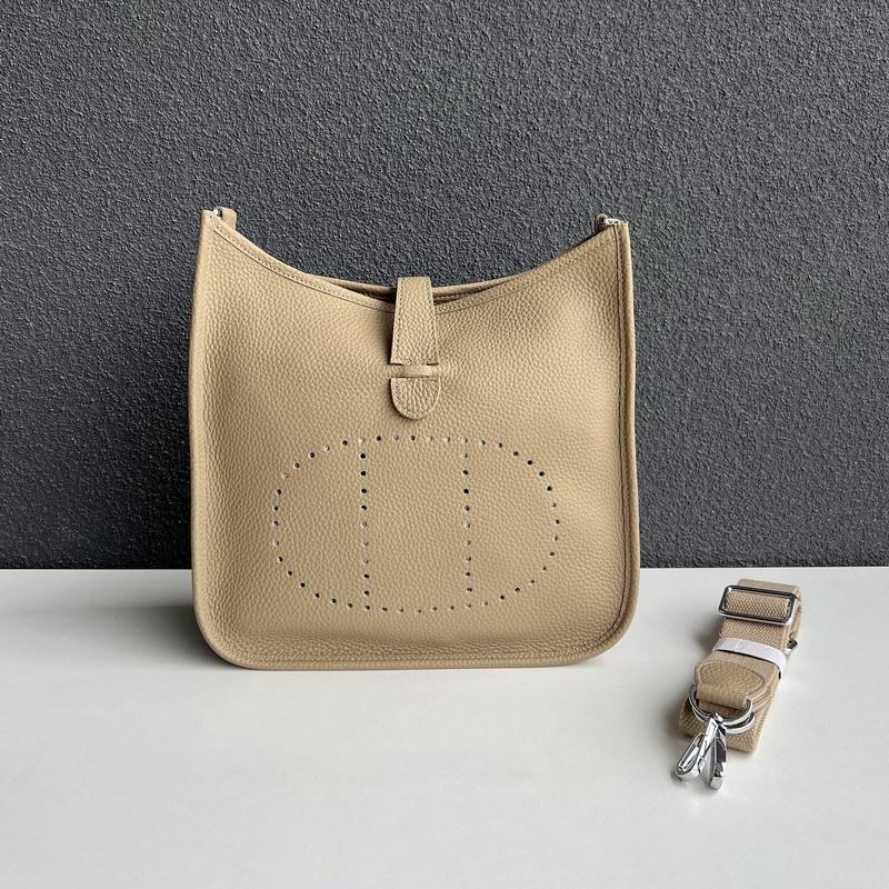 Purple Rose Nieuwe Echte Lederen Toplaag Koeienhuid Lychee Patroon Heren- en Dames Universele Holle Crossbody Tas Echte Lederen Dames Tas 32x10.5x31.5cm lichtgrijze kleur