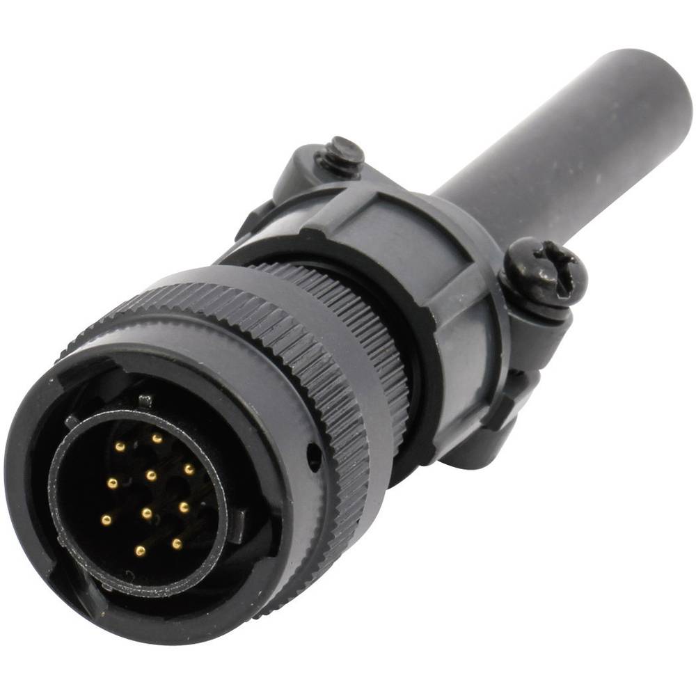 Amphenol 62IN 16A 12 10P/6A Ronde connector Stekker, recht Totaal aantal polen: 10 Serie (ronde connectoren): 62IN 1 stuk(s)