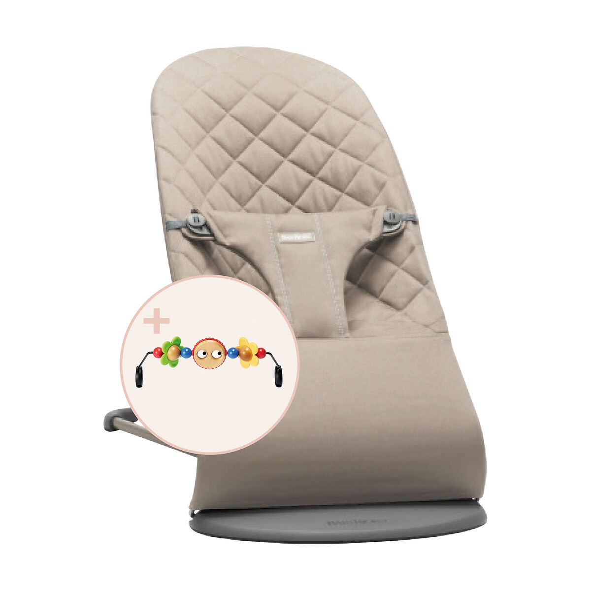 BABYBJORN Set wipstoel bliss met speelboog