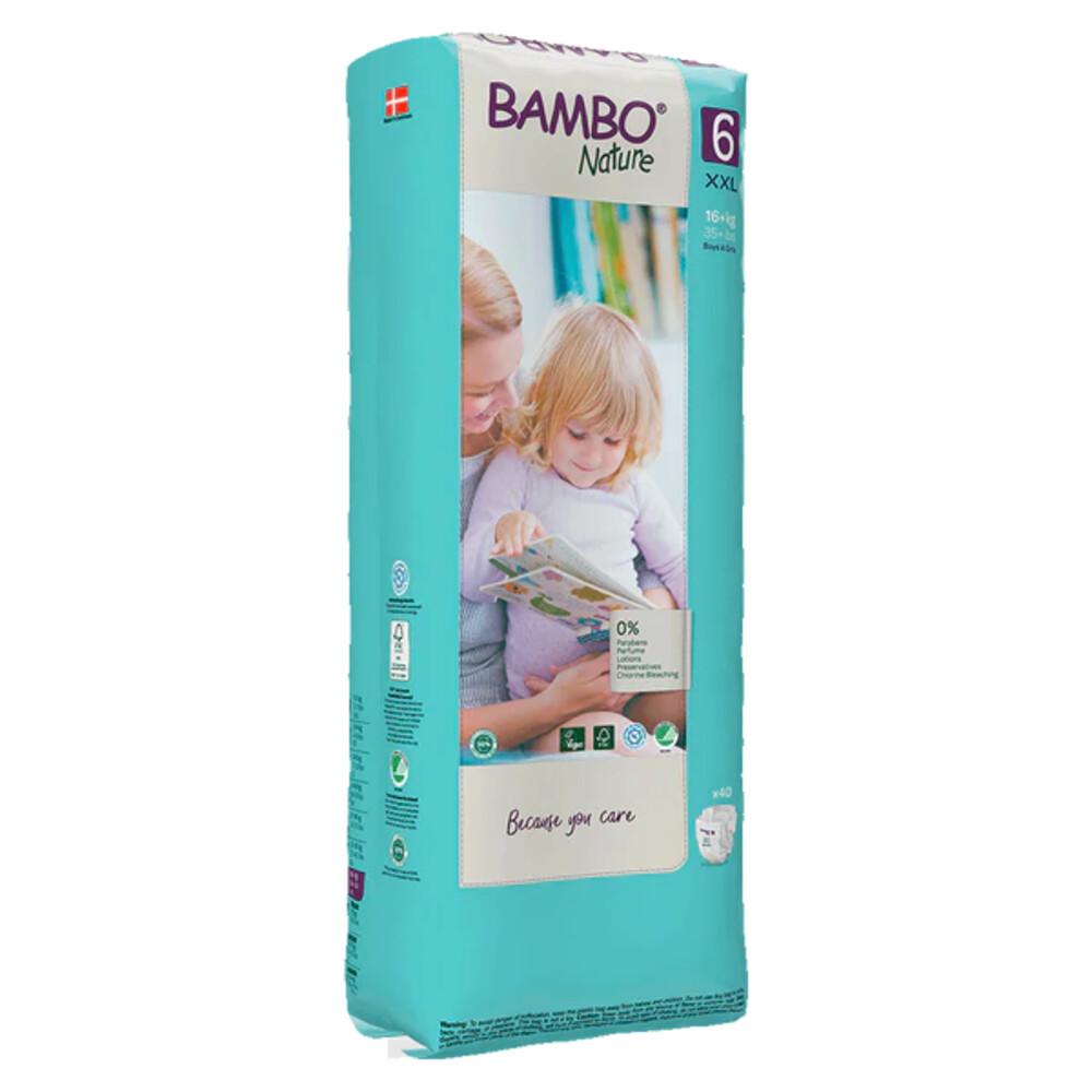 Bambo Nature 2x  Luiers Maat 6 (16-30 kg) 40 stuks