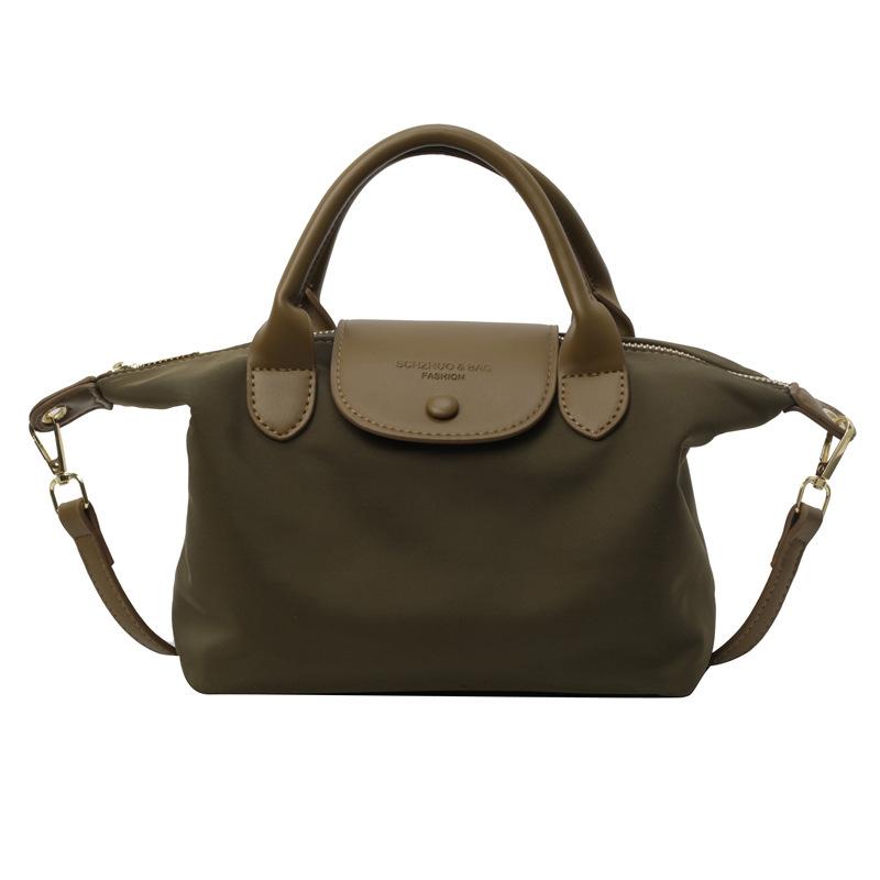MEETFASHION Niche design nylon damestas lente en zomer retro kleine vierkante handtas veelzijdige schouder crossbody