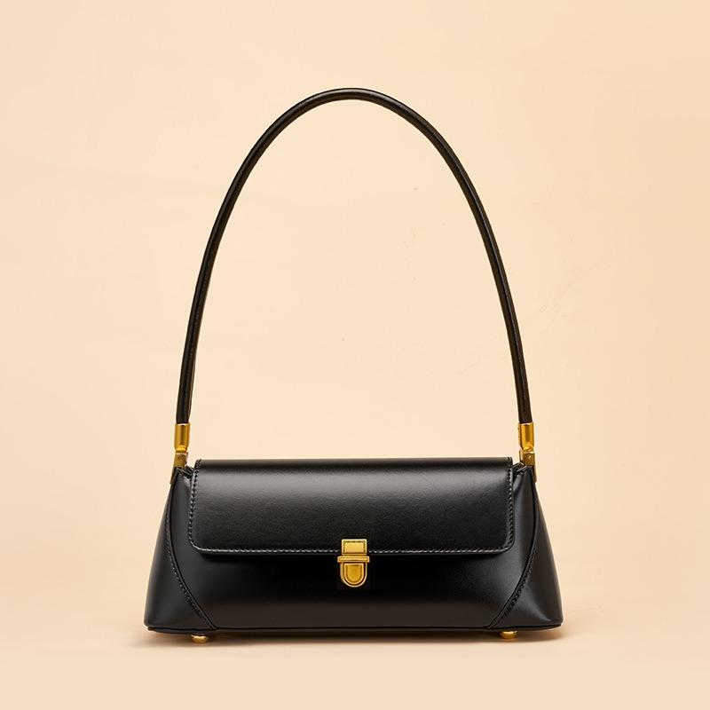 VIA ROMA Niche Baguette Bag Echt Leren Onderarm Tas Zomer Franse Schoudertas Damestas