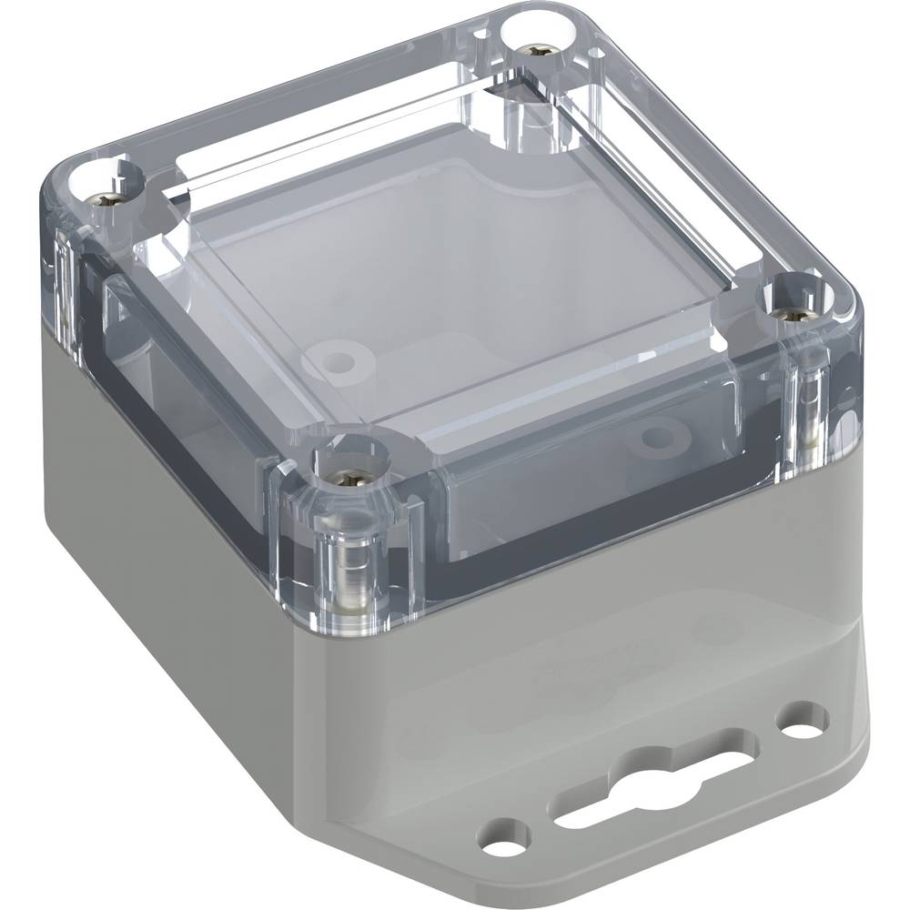 TRU COMPONENTS TC-10860400 Flensbehuizing 60 x 60 x 40.10 Polycarbonaat Lichtgrijs 1 stuk(s)