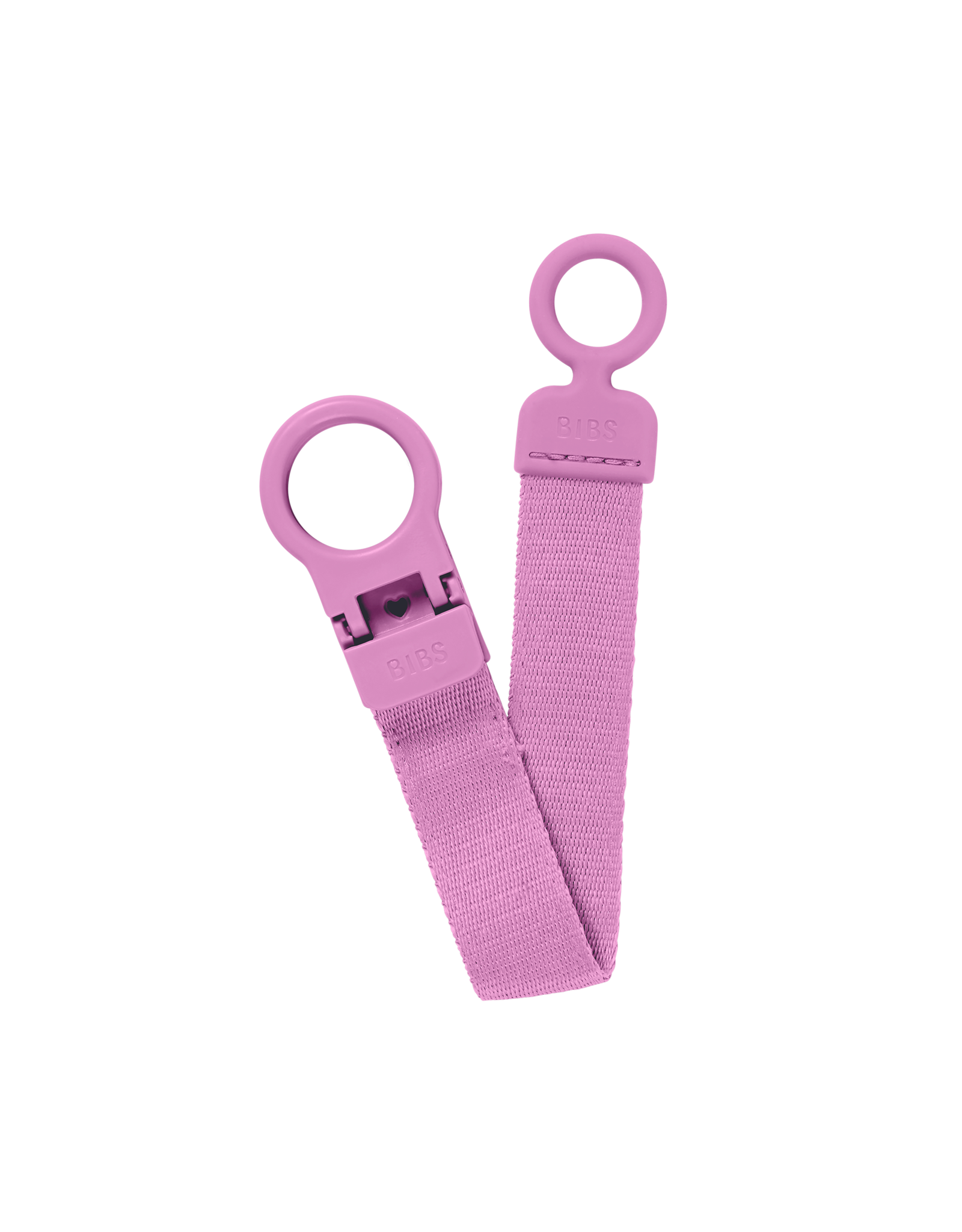 Bibs – Clip Loop - Fopspeenkoord – Bubblegum – 0+ maanden