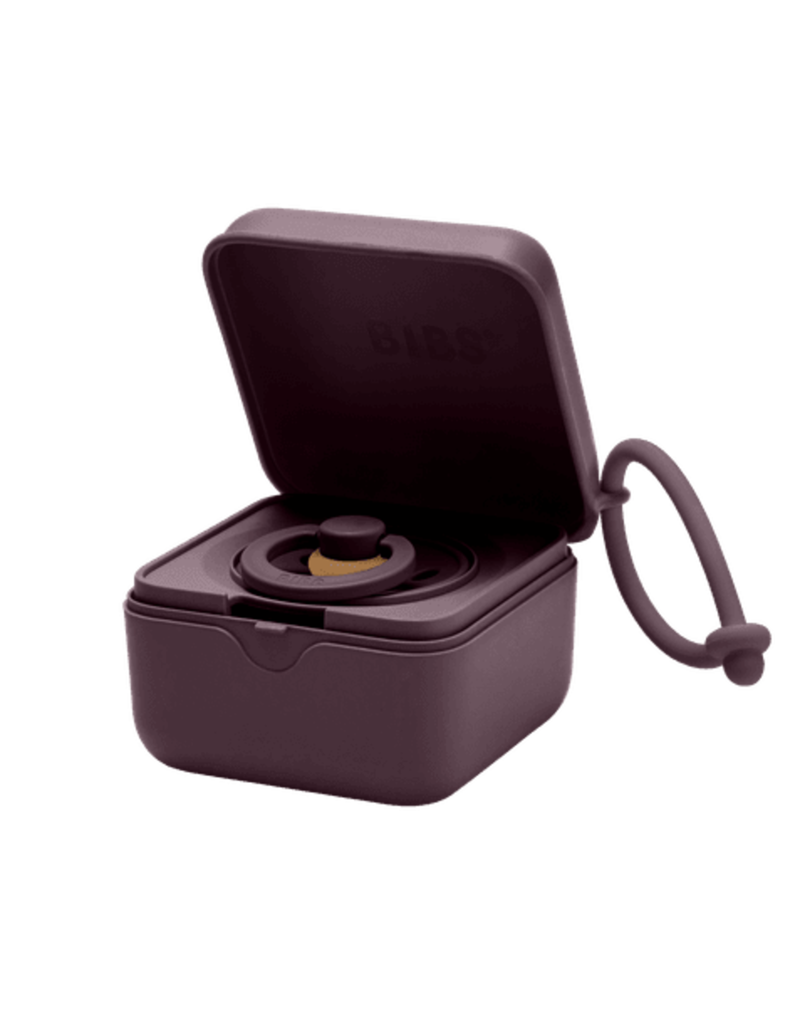 Bibs  Speenhouder - Pacifier Box - Plum