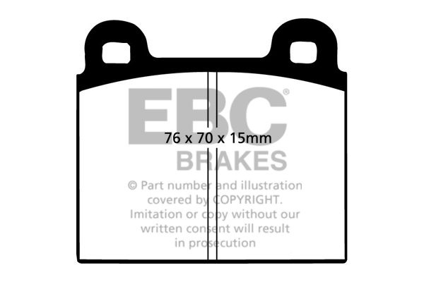 Alfa Romeo Remblokkenset EBC Ultimax2 DP103