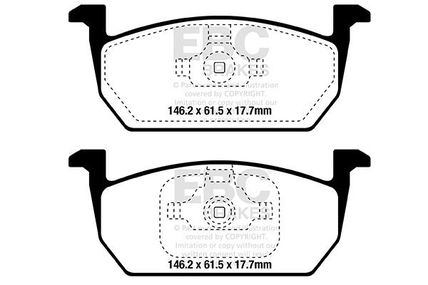 Audi Remblokkenset Greenstuff