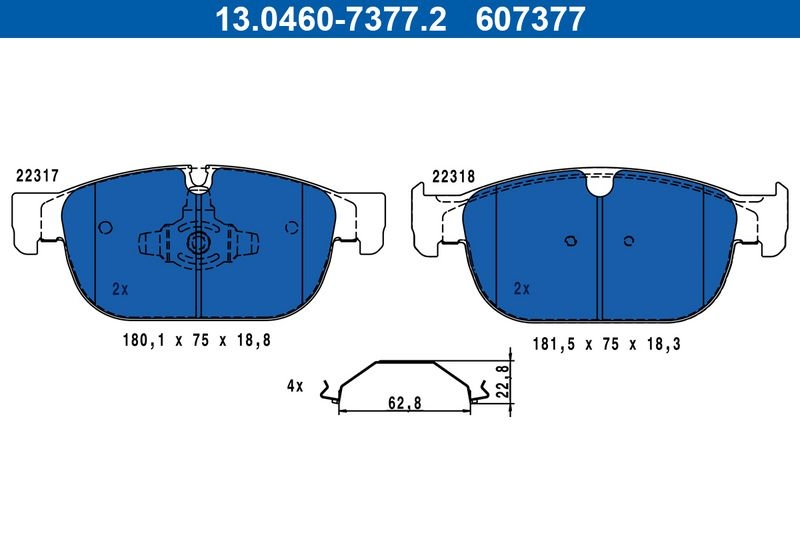 Volvo Remblokkenset, schijfrem