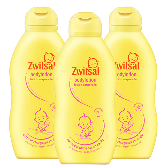 Zwitsal  Bodylotion - 3 x 400ml