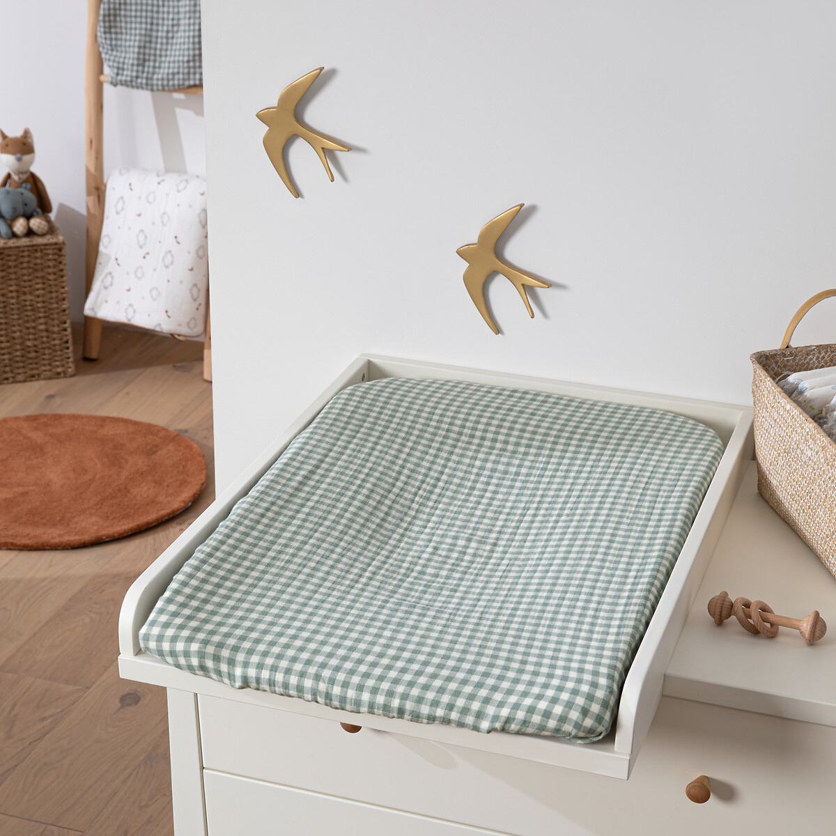 LA REDOUTE INTERIEURS Set van 2 hoezen voor luiermatras, Croizic