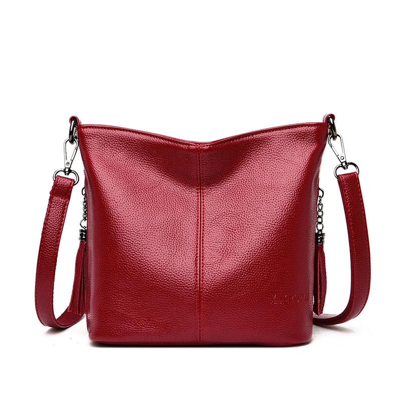 Your favorite bag Nieuwe damestas met één schouder Kleine vierkante tas van zacht leer one Size