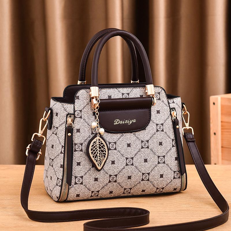 Sparkling Stars Lichte luxe damestas, nieuwe stijlvolle damesmode, grote capaciteit enkele schouder diagonale cross moeder tas, damestas
