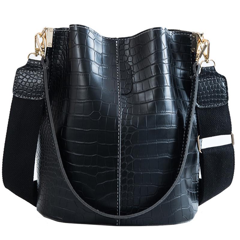 YOUHUAGUO Dames krokodillenpatroon leren tas schoudertas Messenger handtas CODE