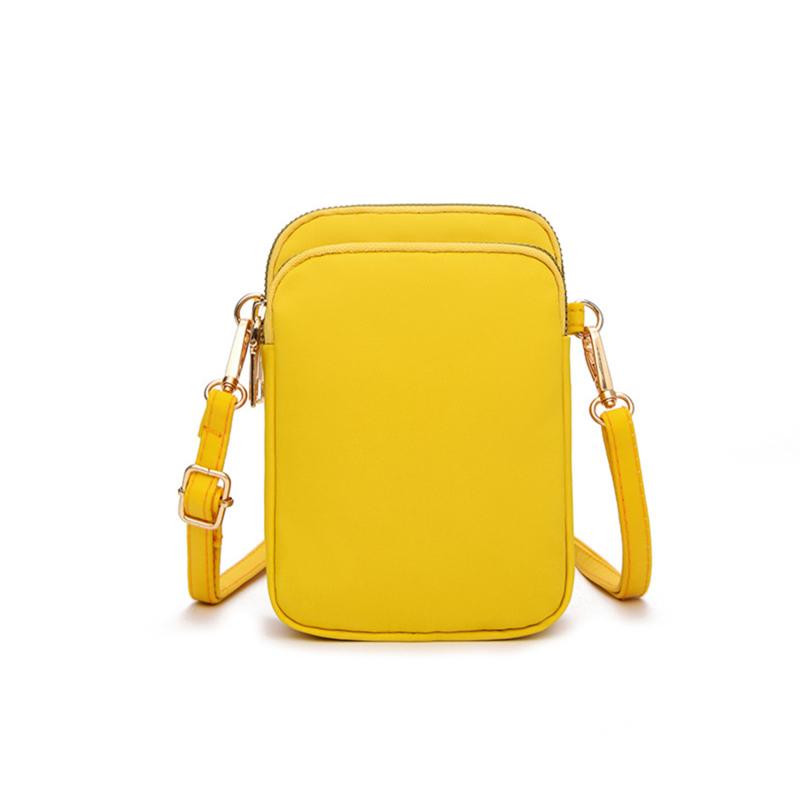 Comple Crossbody Walking Mini Kleine Tas Zet Mobiele Telefoon Stoffen Tas Verticale Munt Portemonnee