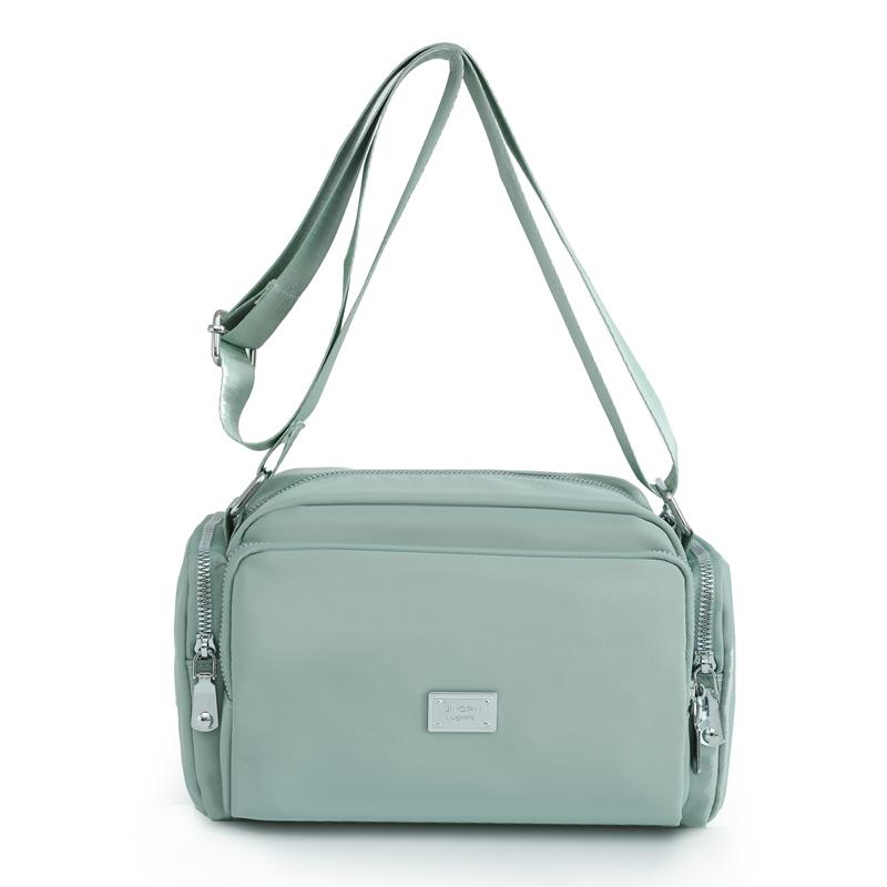 Your favorite bag Damestas Waterdichte nylon handtassen Pure kleur Mode Multifunctioneel Crossbody draagtas met grote capaciteit Casual Messenger Mum Bag