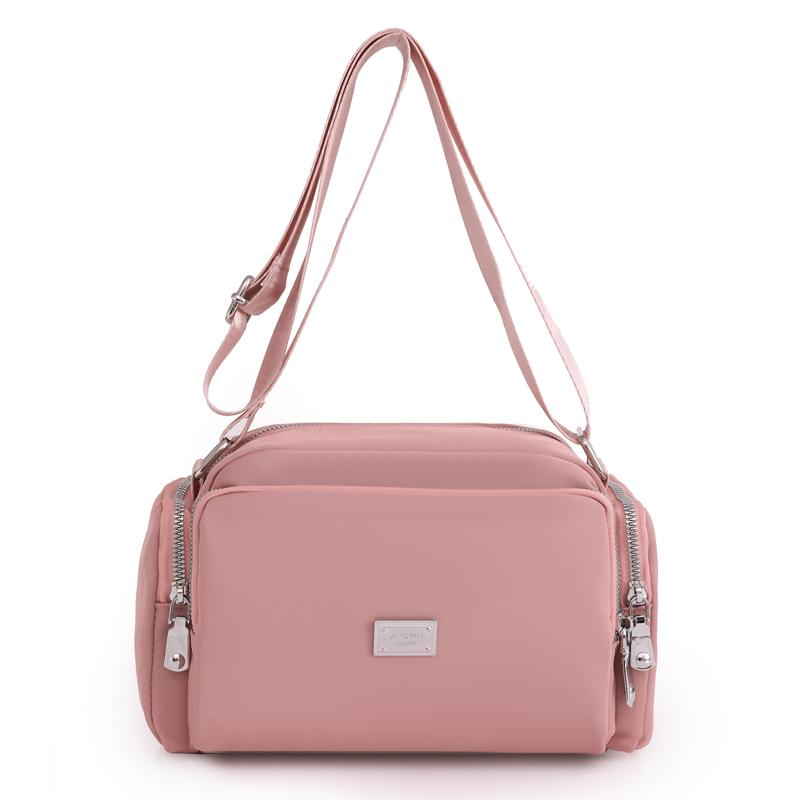Your favorite bag Damestas Waterdichte nylon handtassen Pure kleur Mode Multifunctioneel Crossbody draagtas met grote capaciteit Casual Messenger Mum Bag