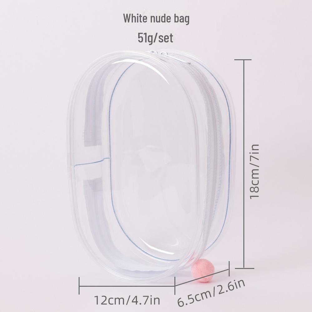 StrideBox Labubu Hoog-Transparant PVC Anime Pop Stofdichte Hangzak
