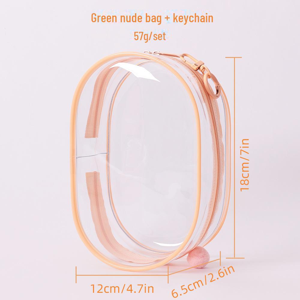 StrideBox Labubu Hoog-Transparant PVC Anime Pop Stofdichte Hangzak