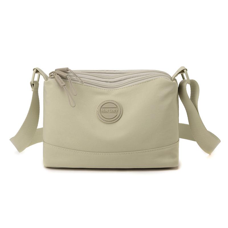 LADIES HANDBAG Nylon Tas Dames Crossbody Tas Moedertas Meerlaagse Schoudertas kaki