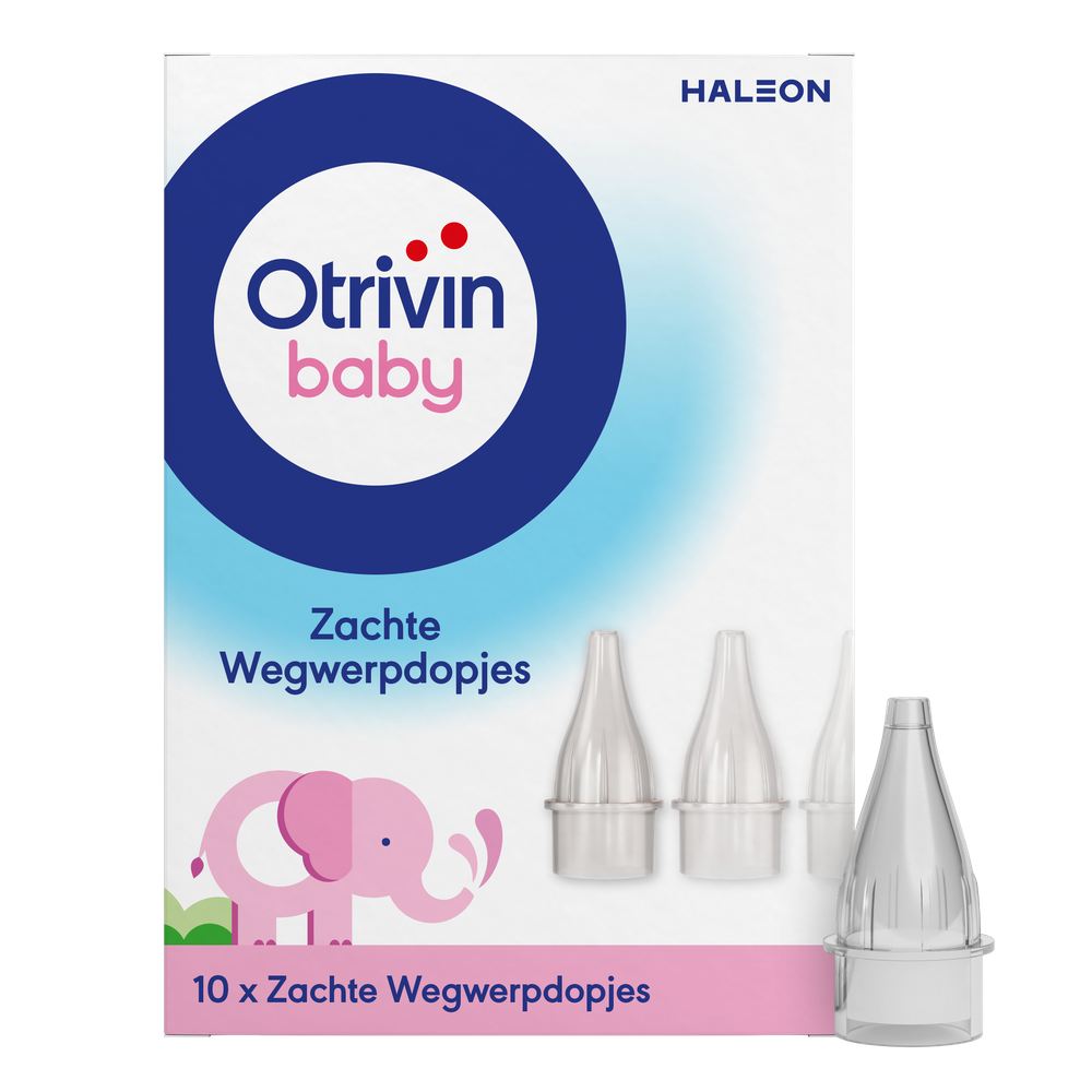 Otrivin Baby Wegwerpdopjes bij  Baby Aspirator neusjesreiniger