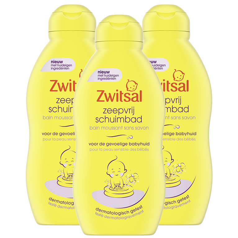 Zwitsal  Zeepvrij Schuimbad - 3 x 200 ml