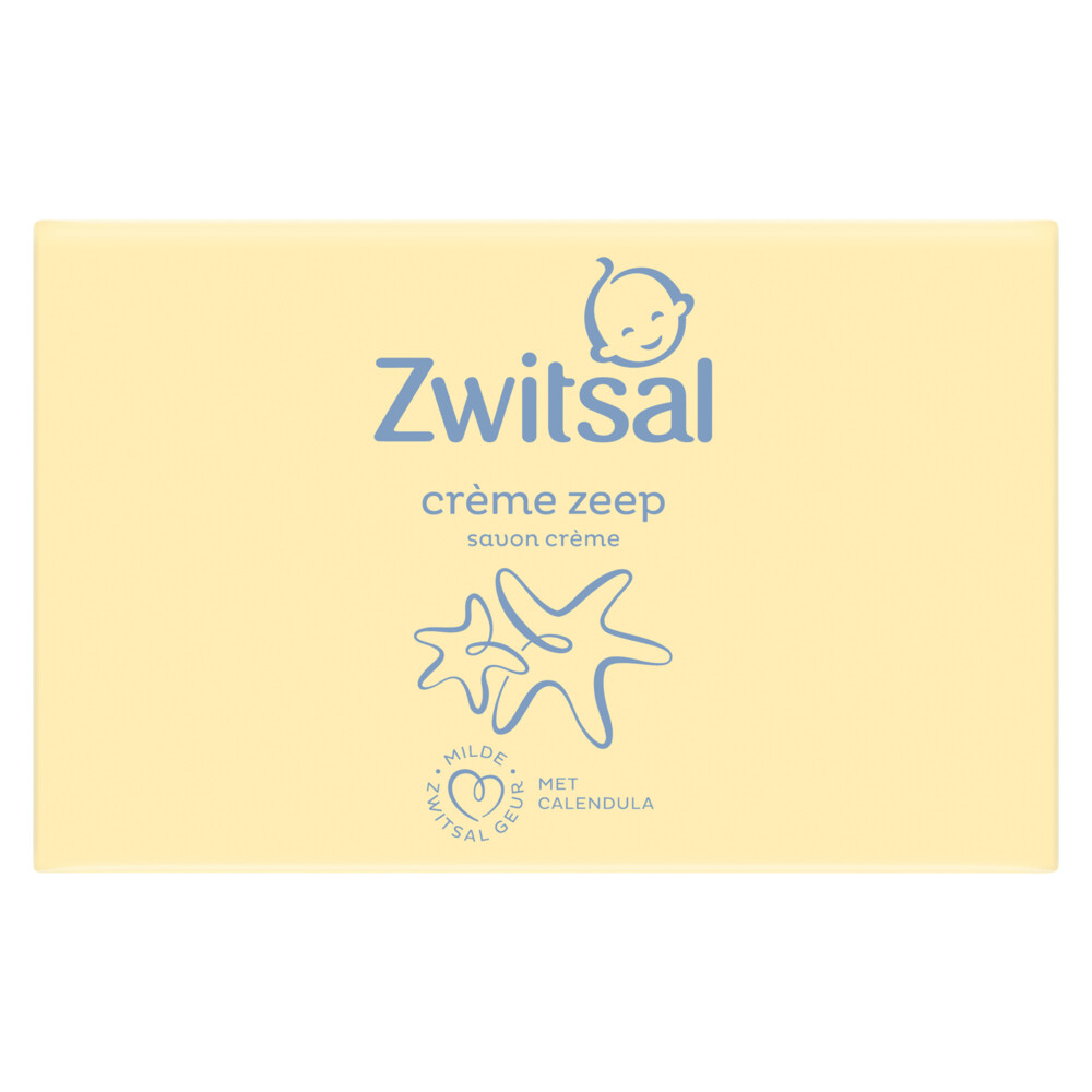 Zwitsal Crème Zeepblok Baby 4 x 90 gr