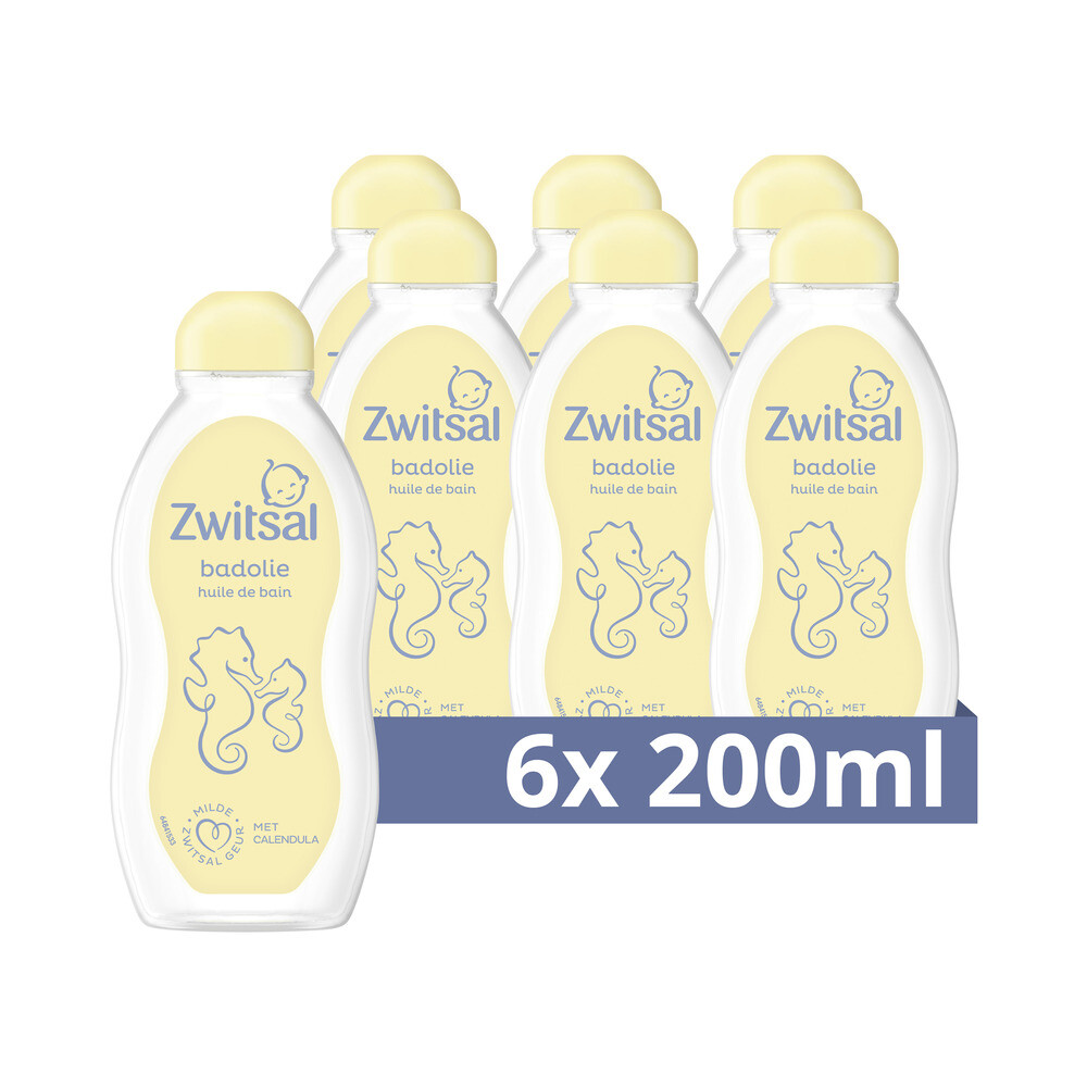 Zwitsal 6x  Badolie 200 ml