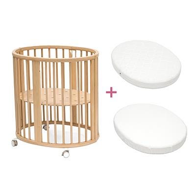 Stokke Sleepi Mini bundel naturel met matras & hoeslaken