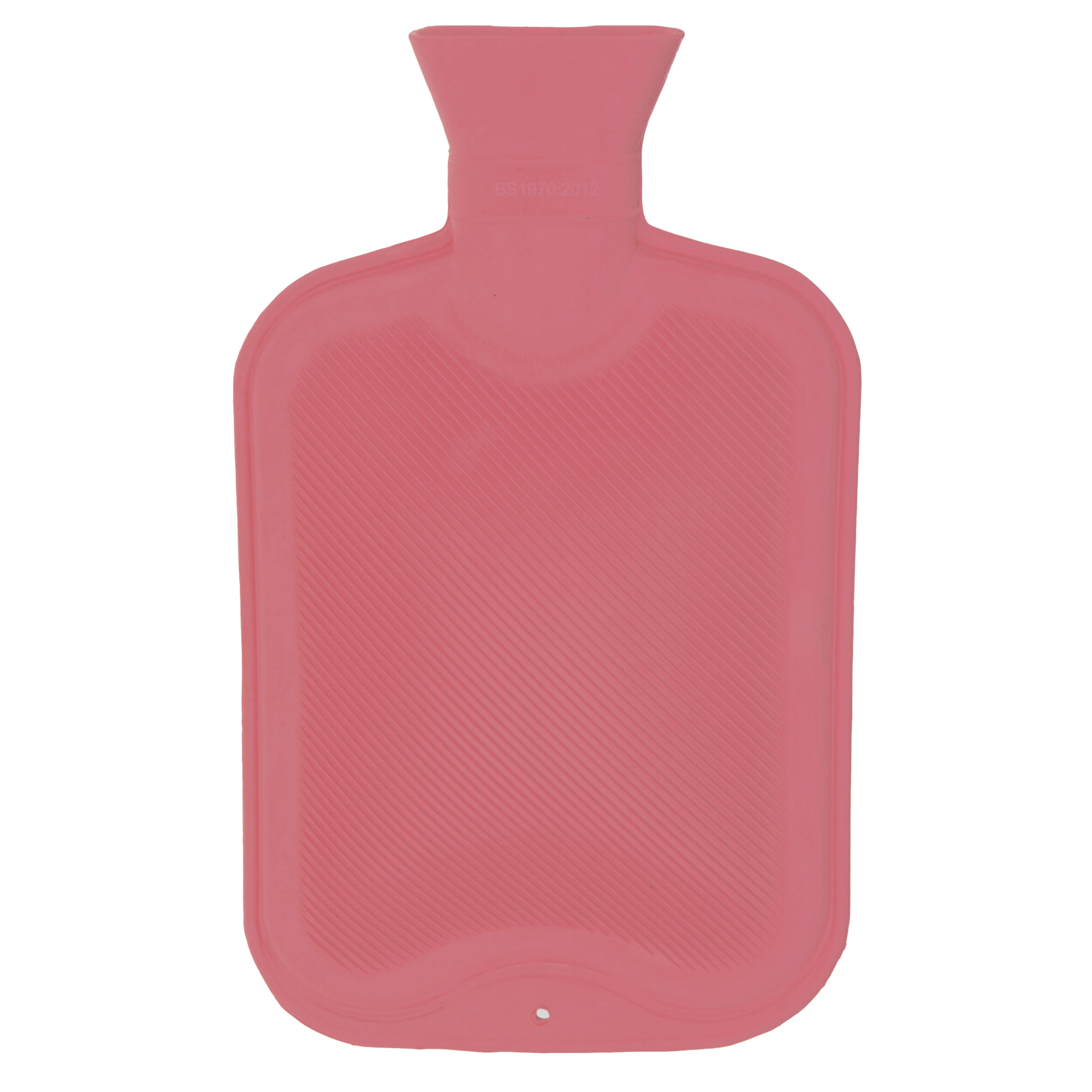 Home & Styling Warmwaterkruik - 2L - roze - rubber - kruik - bedkruik -