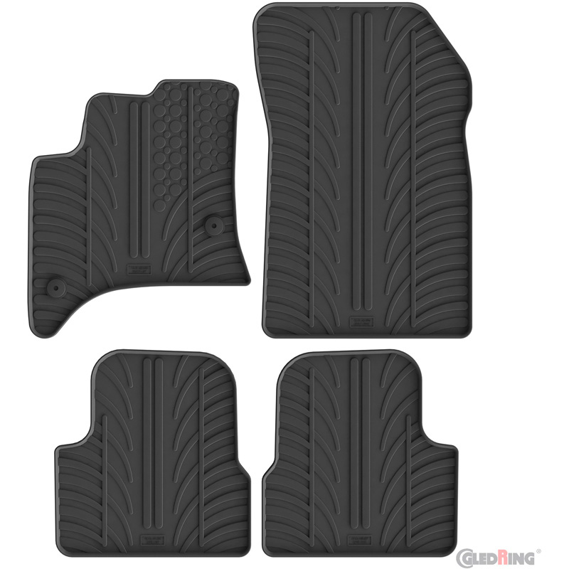 Alfa Romeo Gledring Rubbermatten passend voor  Junior MHEV 2024- (T profiel 4-delig + montageclips)