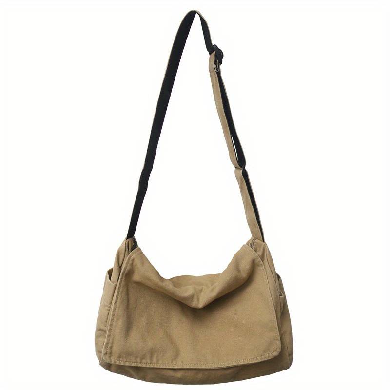 NATAWA Vrouwen Messenger Bag Vintage Handtas Canvas Tiener Schouder Tote Tassen Casual Handtas Crossbody Handtassen