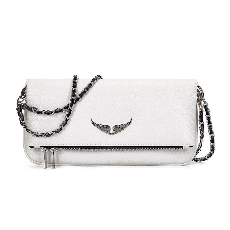 Got Now ZV French Exquisite Dames Vleugelvormige Ketting Crossbody Tas: Elegante Enveloppe Schoudertas voor Dames.