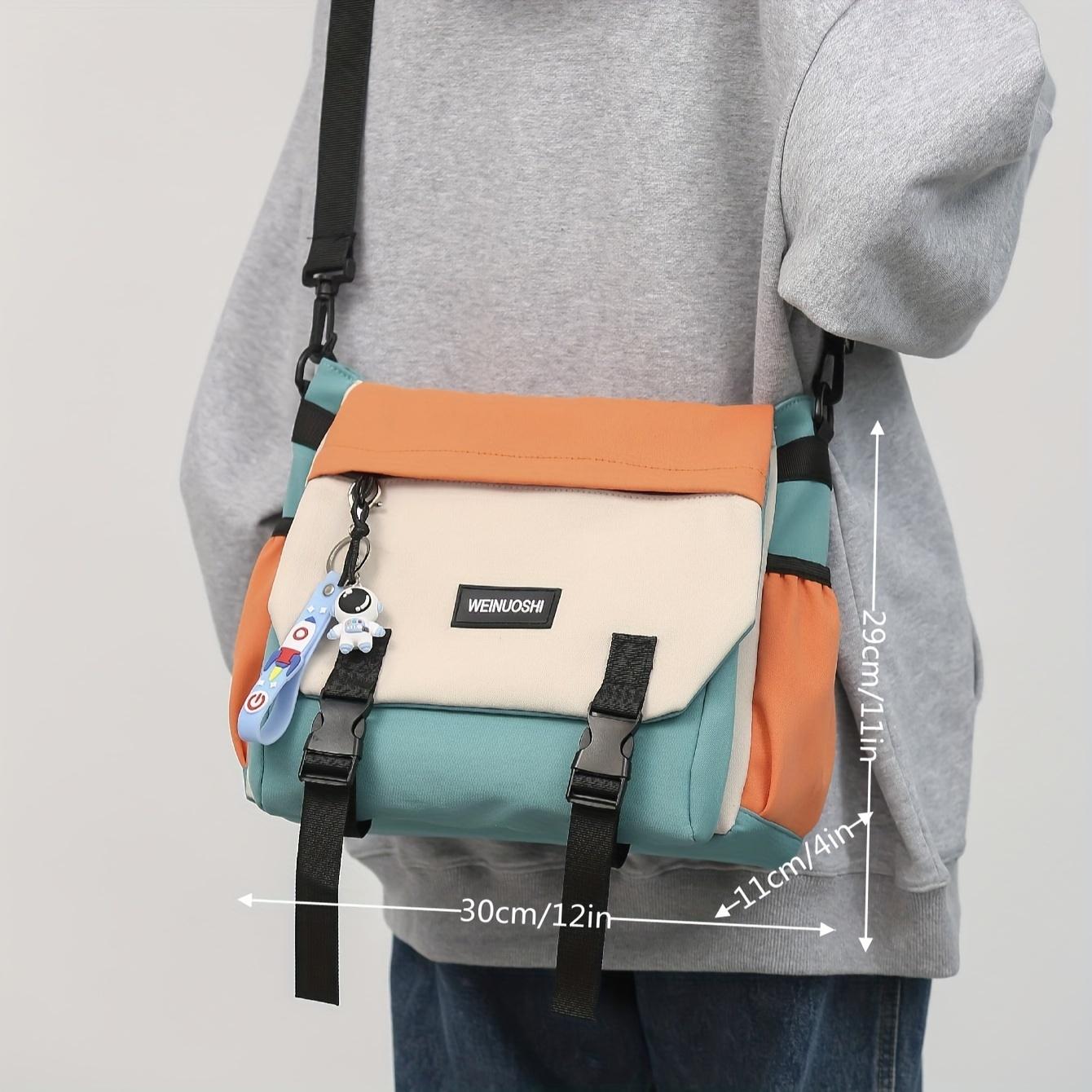 WTEMPO Modieuze Nylon Crossbody Tas, Trendy Schouder Messenger Tas, Dames Casual Handtas & Portemonnee