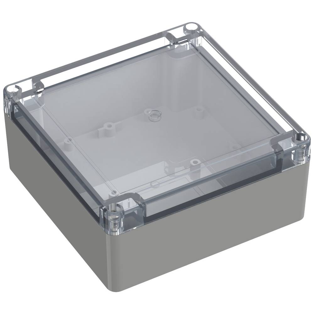 TRU COMPONENTS TC-10860736 Universele behuizing 134.70 x 134.70 x 60.10 ABS-PC Lichtgrijs 1 stuk(s)