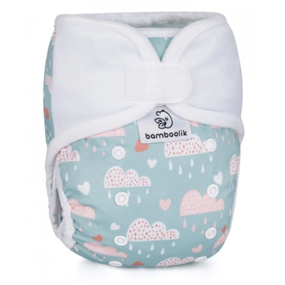 Bamboolik Overbroekje Clouds | Velcro of Snaps Klittenband