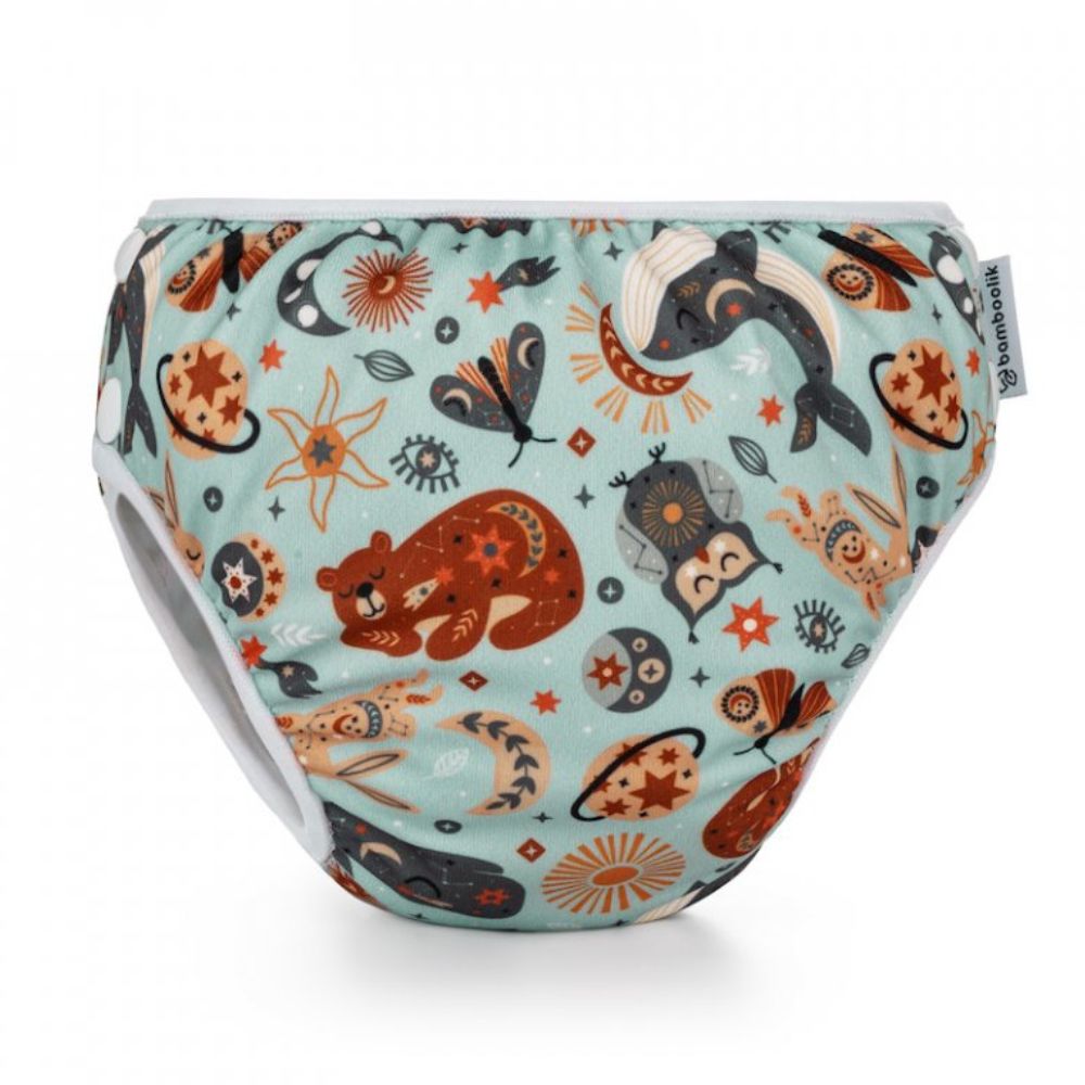 Bamboolik wasbare zwemluier | Celestial Animals L