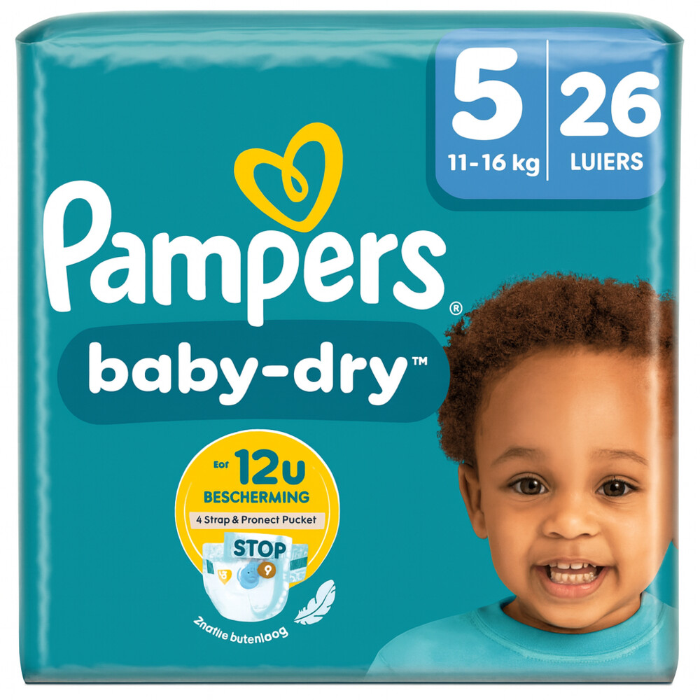 Pampers Baby Dry Luiers Maat 5 (11-16 kg) 26 stuks
