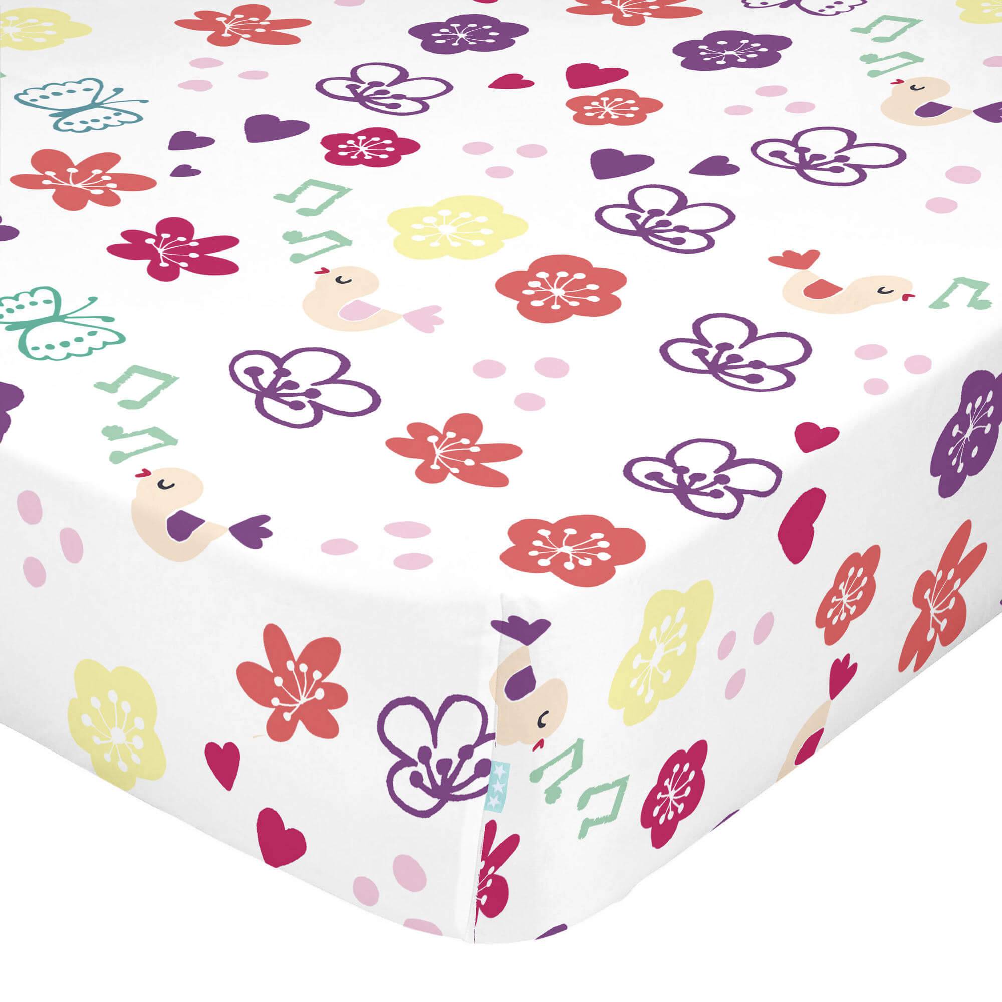 Moshi Moshi Kinderhoeslaken Cherry Blossom | 