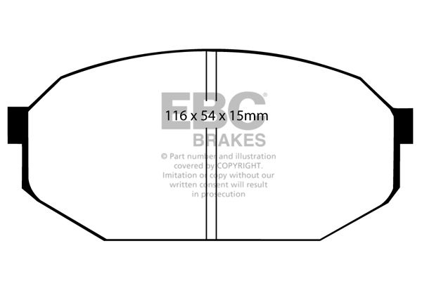 Mitsubishi Remblokkenset, schijfrem