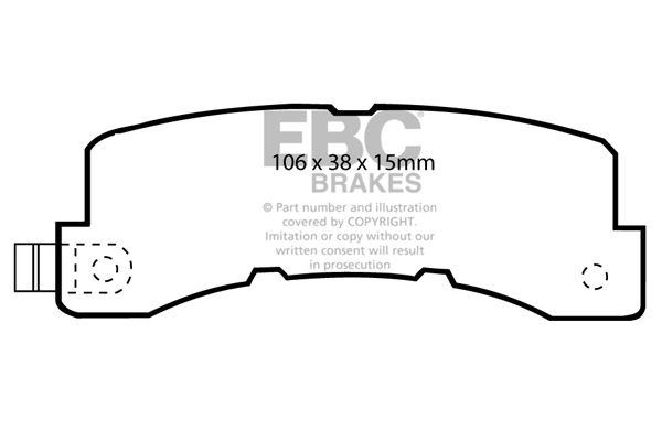 Isuzu Remblokkenset, schijfrem