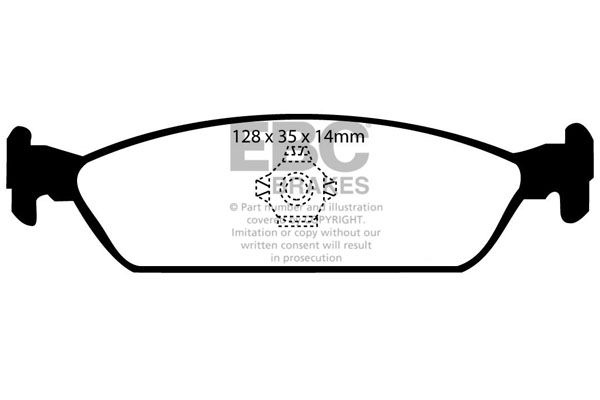 Daihatsu Remblokkenset, schijfrem