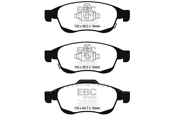 Fiat Remblokkenset, schijfrem