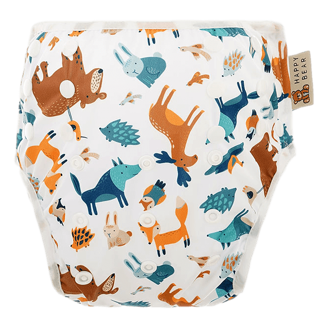 HappyBear Diapers Zwemluier | Forest Animals