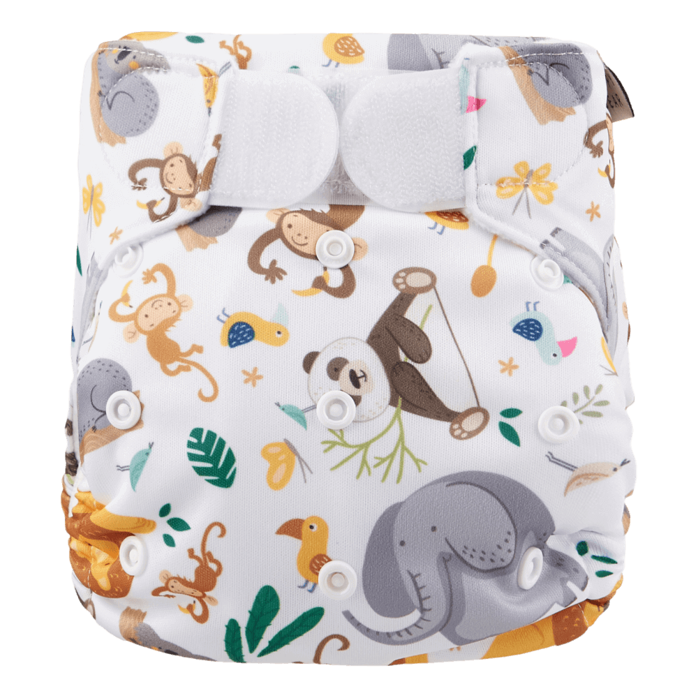 HappyBear Diapers Zwemluier | Klittenband | Wild Animals